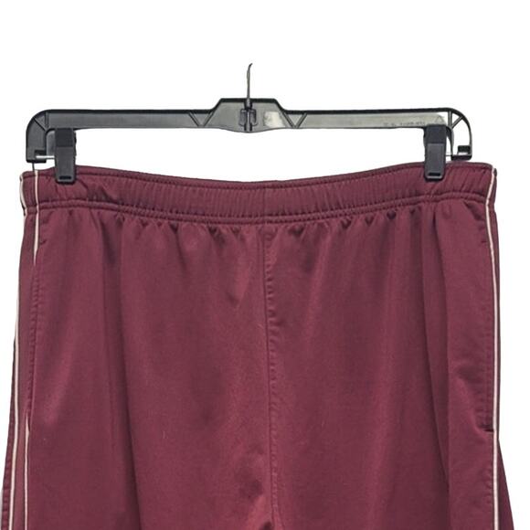 Tek Gear Mens Large 100% Polyester Side Striped Ankle Zip Athletic Pants - Picture 2 of 4